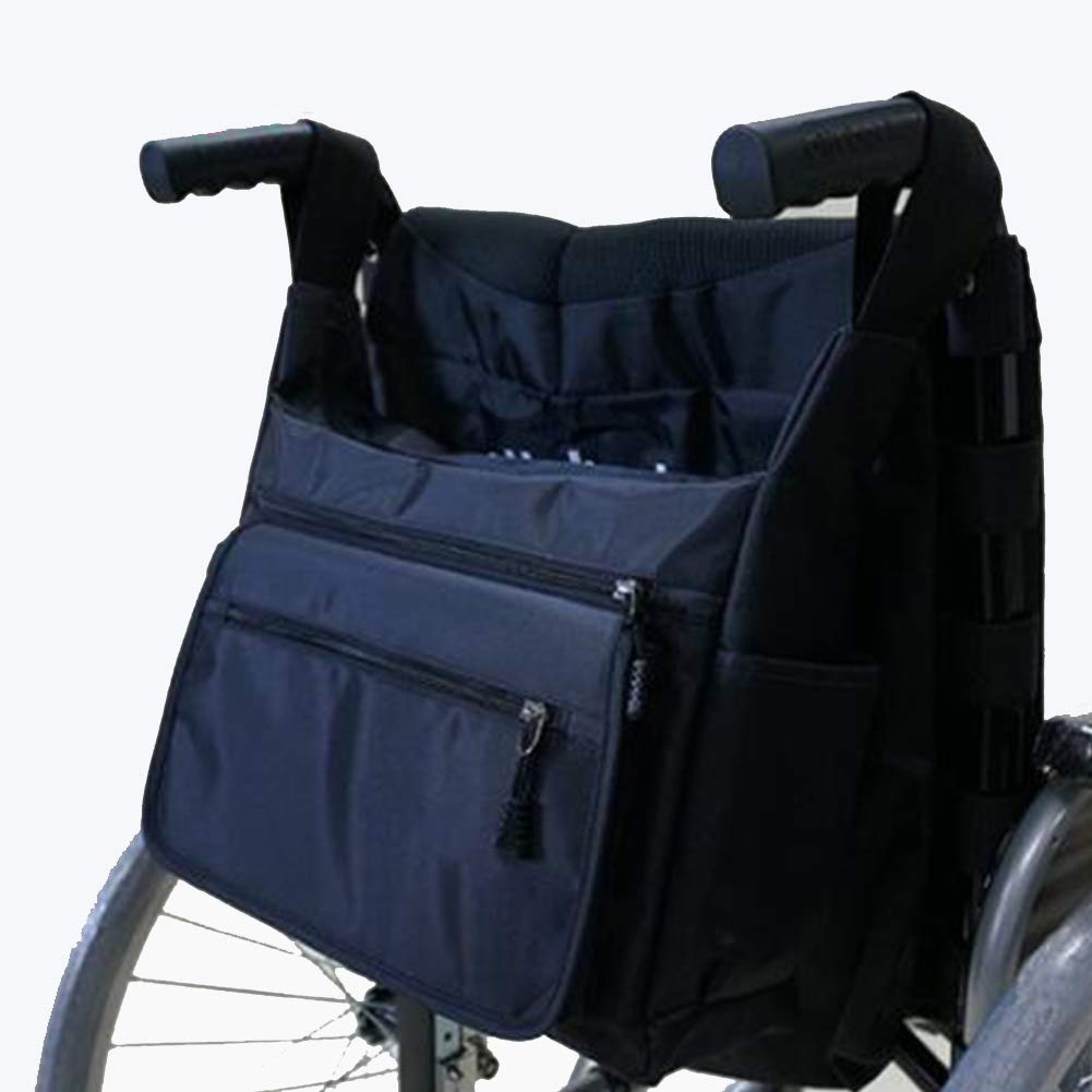 **Wheelchair Bag with 6 Pockets - Durable Organizer for Wheelchairs & Mobility Scooters - Travel Backpack for Men, Women, Seniors & Handicapped - Perfect for Daily Use, Travel & Outdoor Activities**