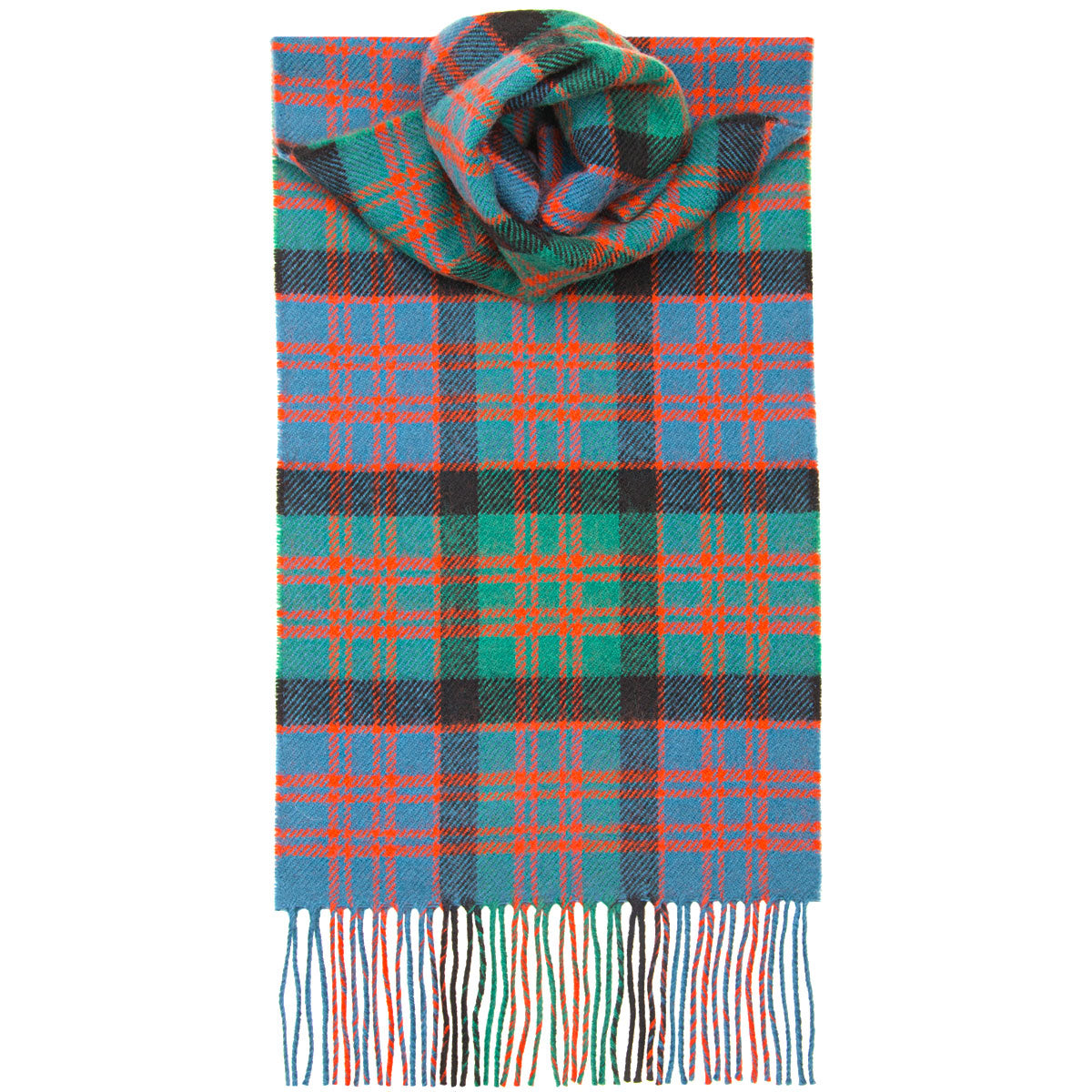 MacDonald Clan Ancient Tartan Scarf - Premium Wool Plaid Wrap for Men & Women - Perfect for Scottish Festivals, Highland Games & Winter Fashion