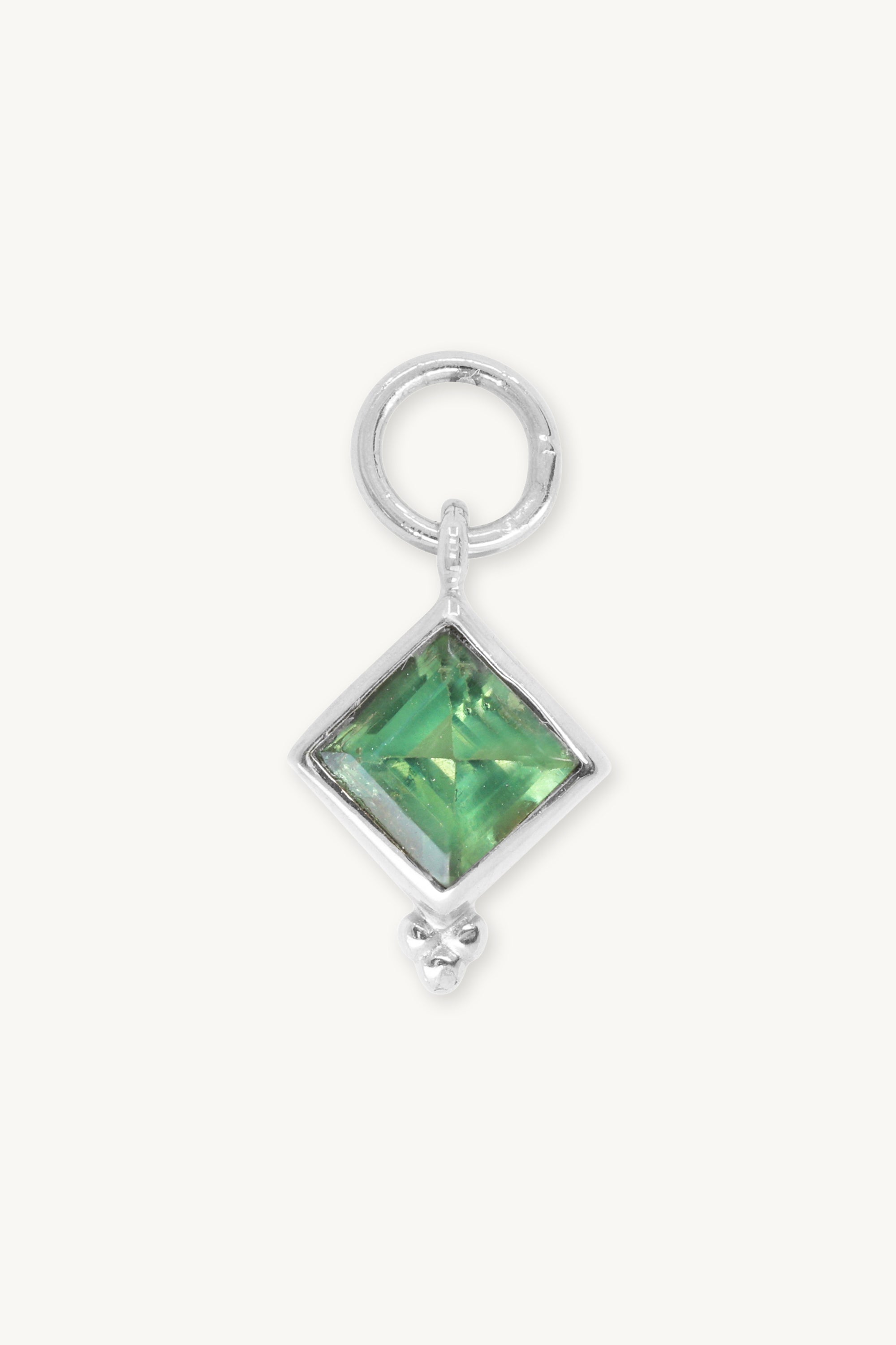 Isla Apatite Silver Charm Pendant Necklace - Elegant Blue Gemstone Jewelry for Women - Perfect for Everyday Wear, Gift Giving & Special Occasions