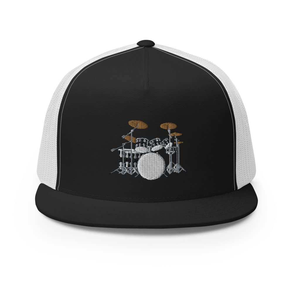 Stylish Embroidered Unisex Drummer Trucker Hat for Men & Women - Perfect for Drummers, Music Lovers & Outdoor Activities