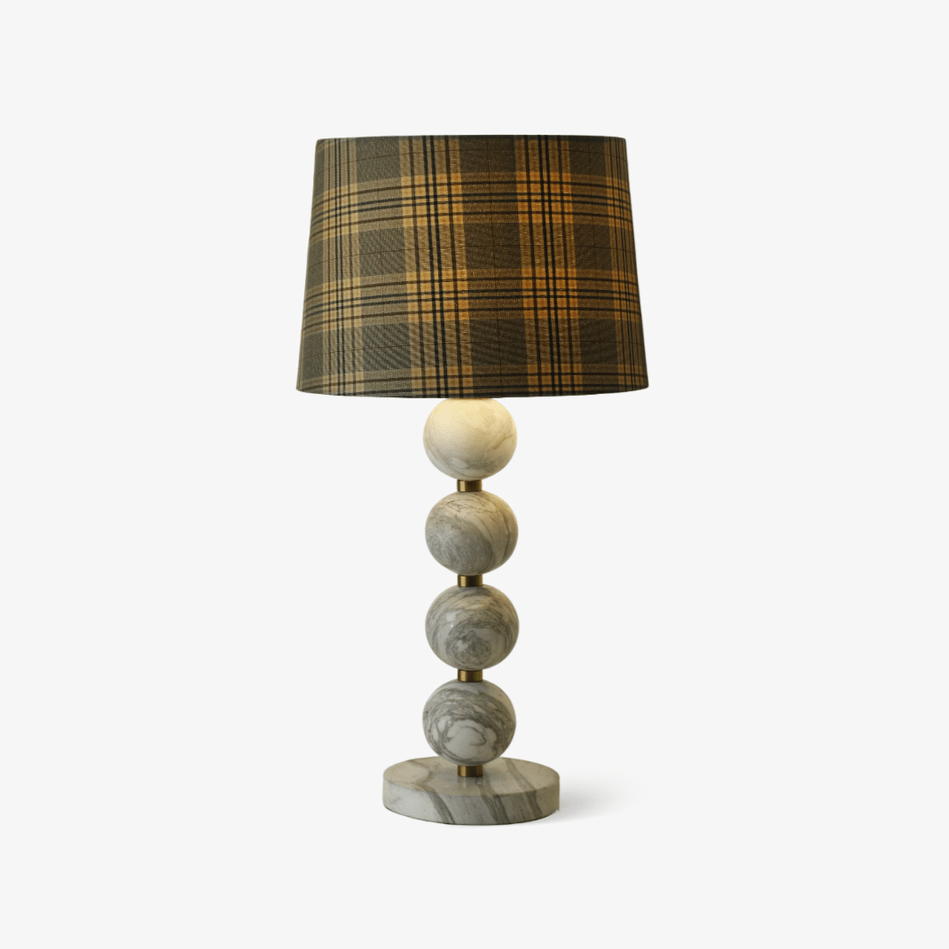 Marbliss Modern Marble Table Lamp - Elegant Bedside & Living Room Lighting for Home Decor - Perfect for Bedrooms, Offices, and Reading Nooks