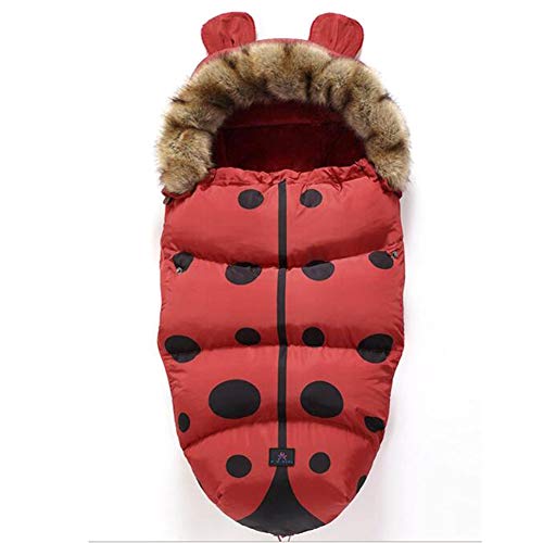 Universal Baby Stroller Footmuff - Winter Buggy Cover with Thick Down Cotton Padding for 0-12 Months Toddlers | Cozy Pram Liner & Sleeping Bag for Cold Weather Strolls, Shopping, and Outdoor Adventures