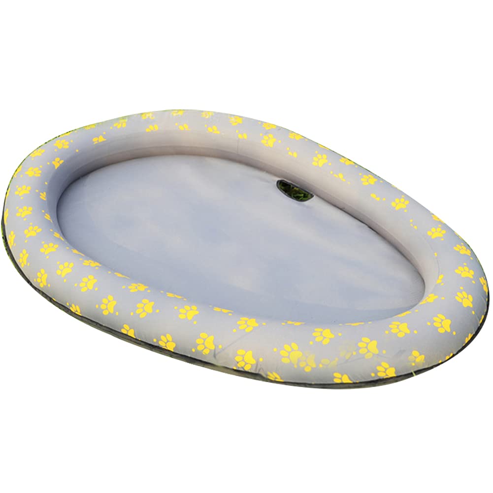 VALINK Inflatable Dog Pool Float - Durable Pet Swimming Raft with Comfortable Design, Perfect for Summer Water Play & Relaxation - Great for Backyard Pools, Lakes, and Beach Outings with Your Dog