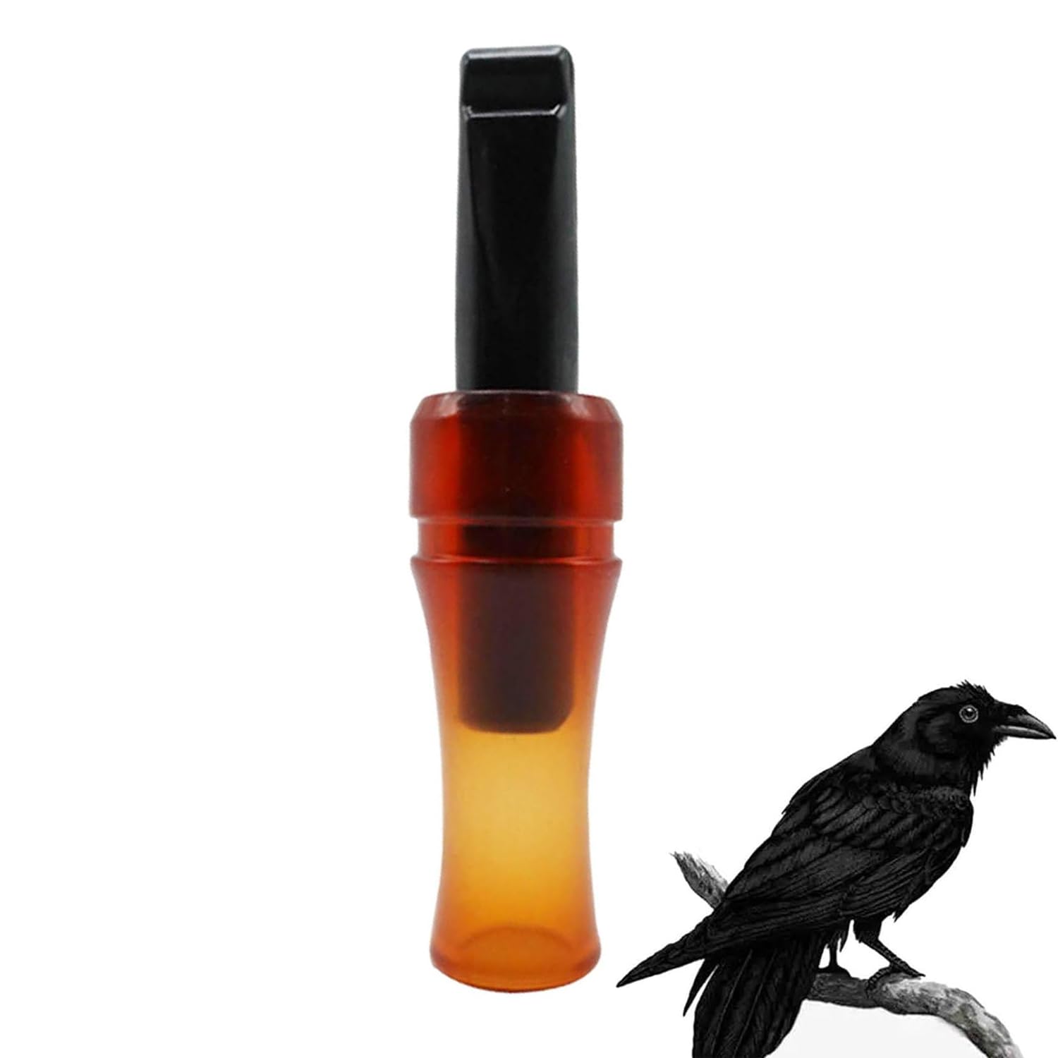 WEZCHUGHAOL Realistic Crow Hunting Call Whistle - Reusable Crow Caller for Hunting & Bird Luring - Authentic Crow Sound Attractor for Outdoor Hunting & Wildlife Observation