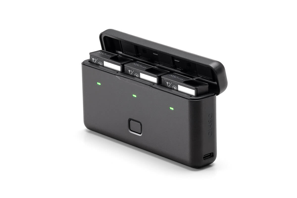 DJI Osmo Action Waterproof Battery Case 2 - Portable Charging Storage for Outdoor Adventures, Travel & Action Sports