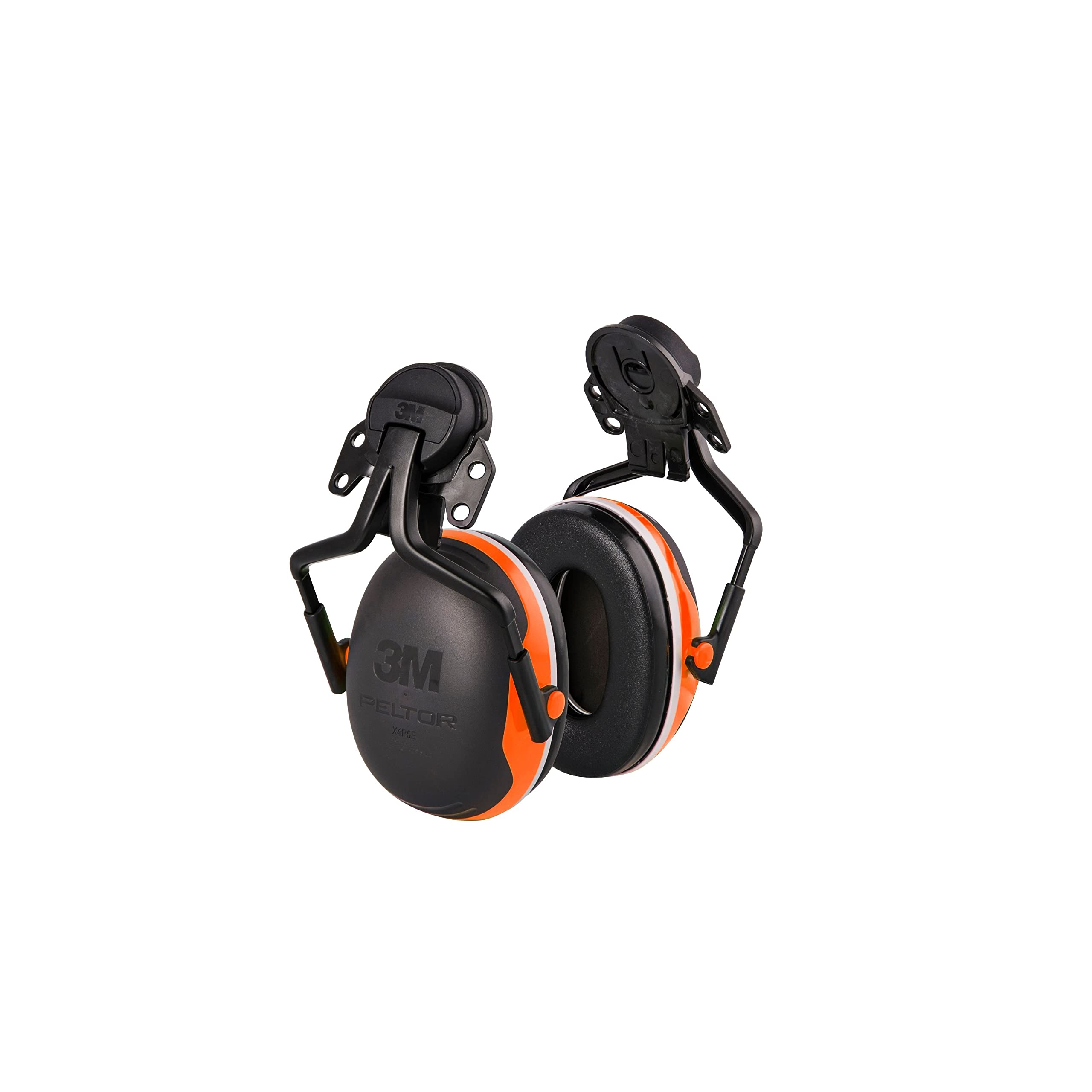 3M Standard Hard Hat with Attached Brim, ANSI Z89.1 Certified, Orange Safety Helmet for Construction & Industrial Use - One Size Fits Most Adults - Perfect for Construction Sites, Factories & Outdoor Work