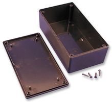 Hammond 1591XXESBK Black Plastic Multipurpose Enclosure - 5 Pack for DIY Electronics, Projects & Prototyping