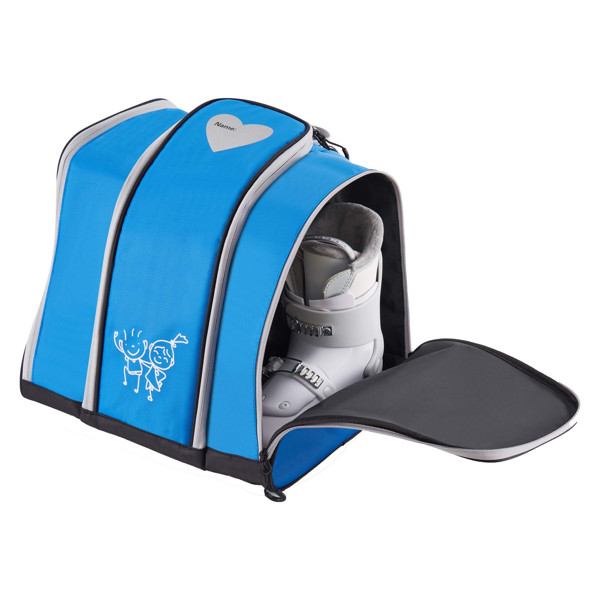 Kids Ski Boot Backpack for Snowboard & Travel - Carry Boots, Helmet & Snacks