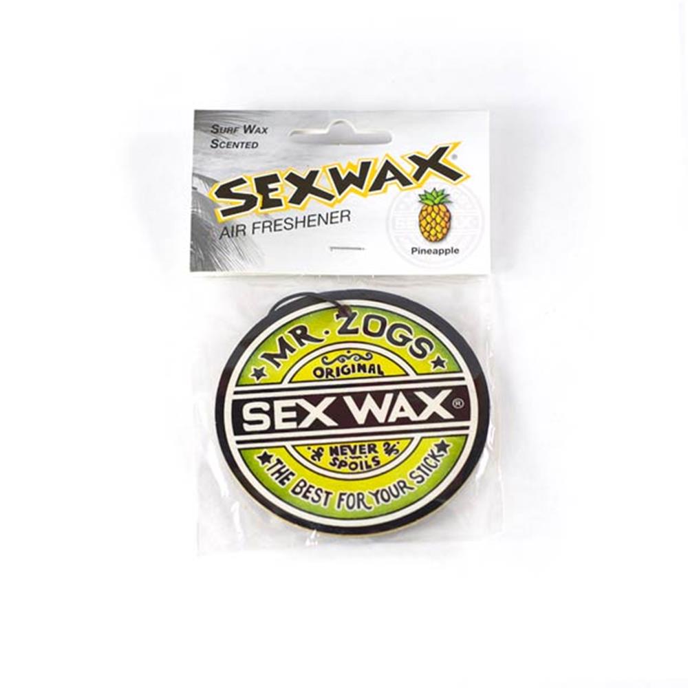 Sex Wax Pineapple Air Freshener - Tropical Scented Car Freshener for Cars, Home & Office - Long-Lasting Fragrance for Fresh & Inviting Spaces