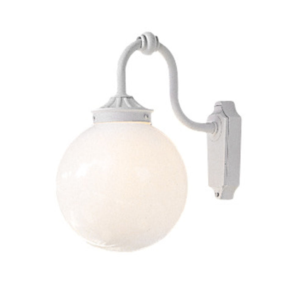 Arcturus IP23 Rated Down Wall Light in Matt White - Perfect for Indoor and Outdoor Home Lighting