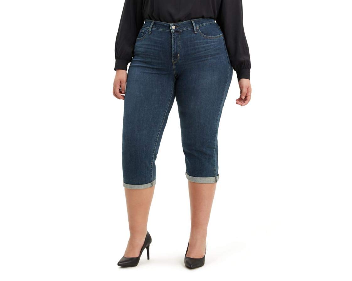 Levi's Women's 311 Shaping Skinny Capri Jeans - High Waist Stretch Denim Pants for Summer, Casual & Work Wear