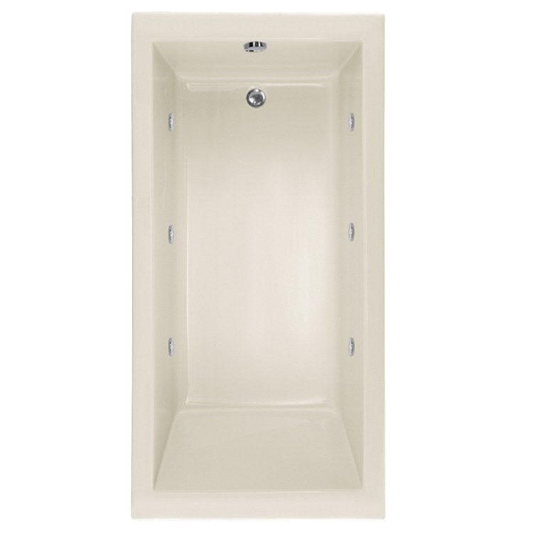 Lacey Drop-In Air Tub Designer Collection - 6 Jet Acrylic Rectangle Bathtub (60