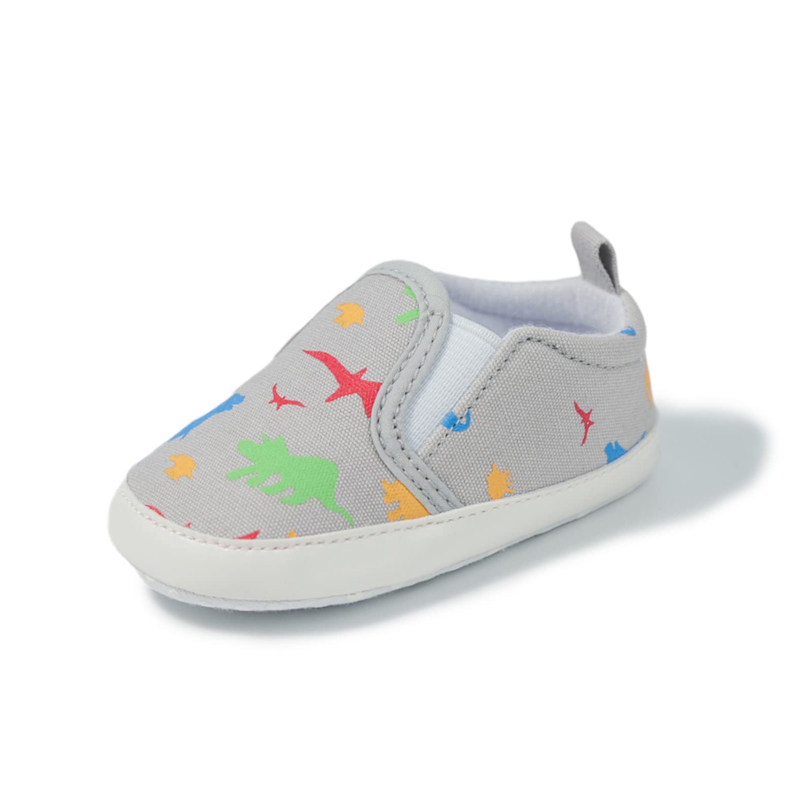 Dinosaur Printed Toddler Shoes for Kids & Infants - Soft & Comfortable Baby Shoes for Boys & Girls - Perfect for Playtime, Preschool & Outdoor Activities