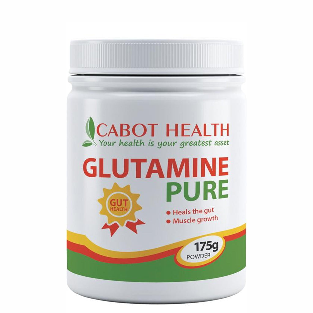 Premium Cabot Health Glutamine Pure Powder - 500g Unflavored L-Glutamine Supplement for Muscle Recovery, Gut Health & Immune Support - Ideal for Athletes, Bodybuilders & Fitness Enthusiasts