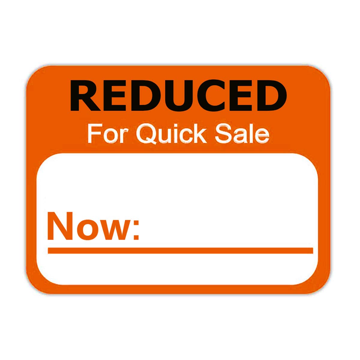 Discount Stickers for Clearance Sale - 1.8 x 2 Inch Price Reduction Labels (500 Pcs/Roll) - Perfect for Retail Stores, Garage Sales & Inventory Management