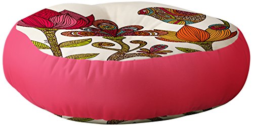 Deny Designs Valentina Floor Pillow - Ramos in The Garden - Boho Home Decor for Living Room, Bedroom, Nursery - Comfortable Floor Seating for Relaxing & Meditation