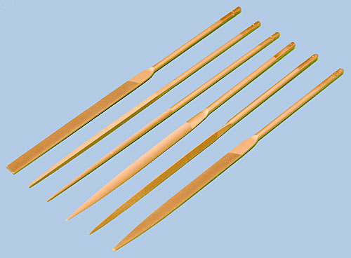 6-Piece Swiss Pattern Needle File Set - High Precision Metal Files for Jewelry, Watch & Electronics Repair - Ideal for DIY Crafts & Small Metalwork