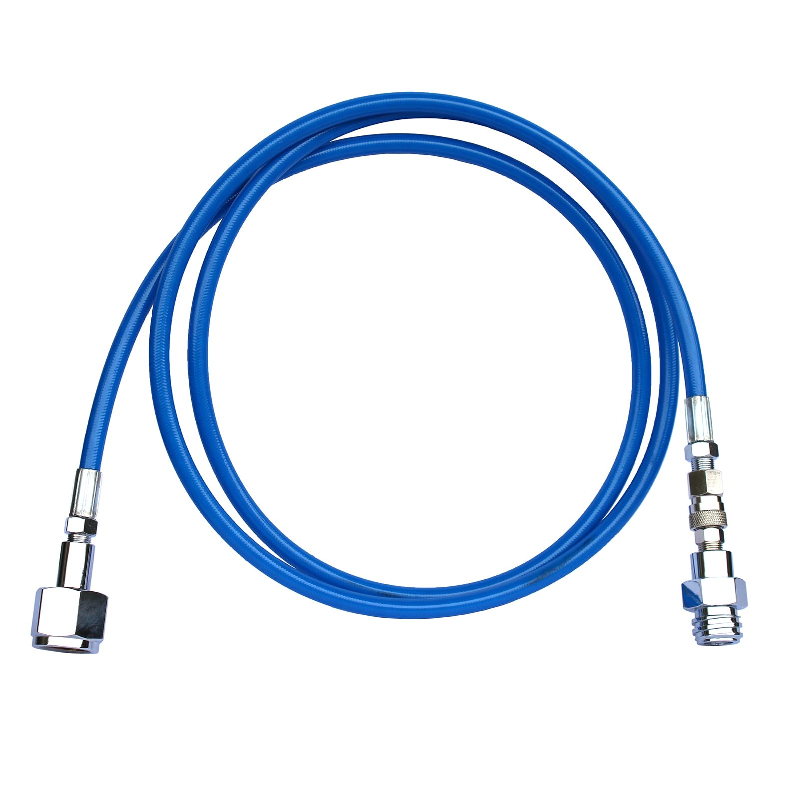 CO2 Soda Club to External CGA320 Tank Adapter & Hose Kit with 72