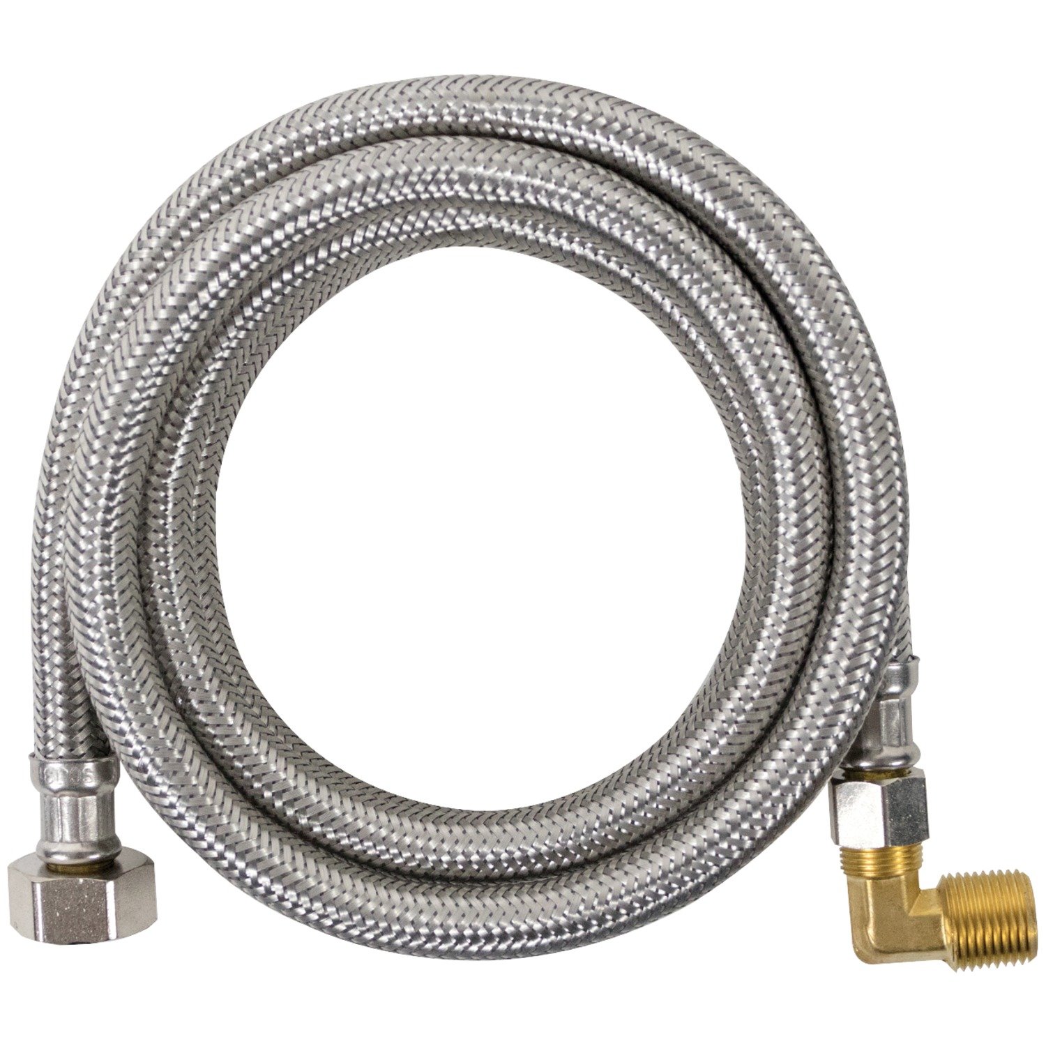 Certified DW4812SSBL Dishwasher Hose with Elbow - Leakproof for Kitchen