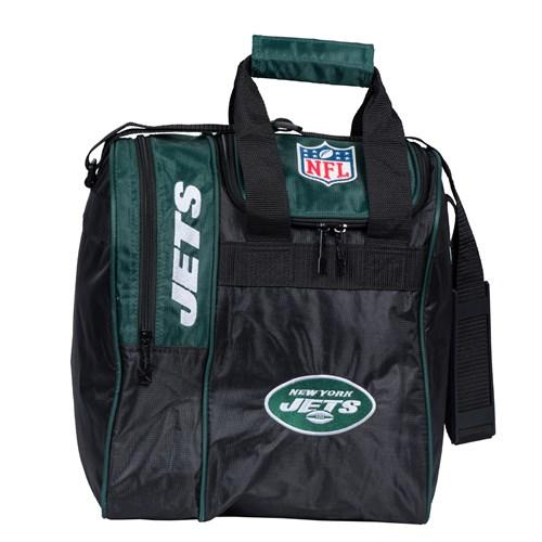 KR Strikeforce 2020 NFL New York Jets Official Licensed Single Tote Bowling Bag - Perfect for Football Fans, Sports Enthusiasts & Bowling Outings