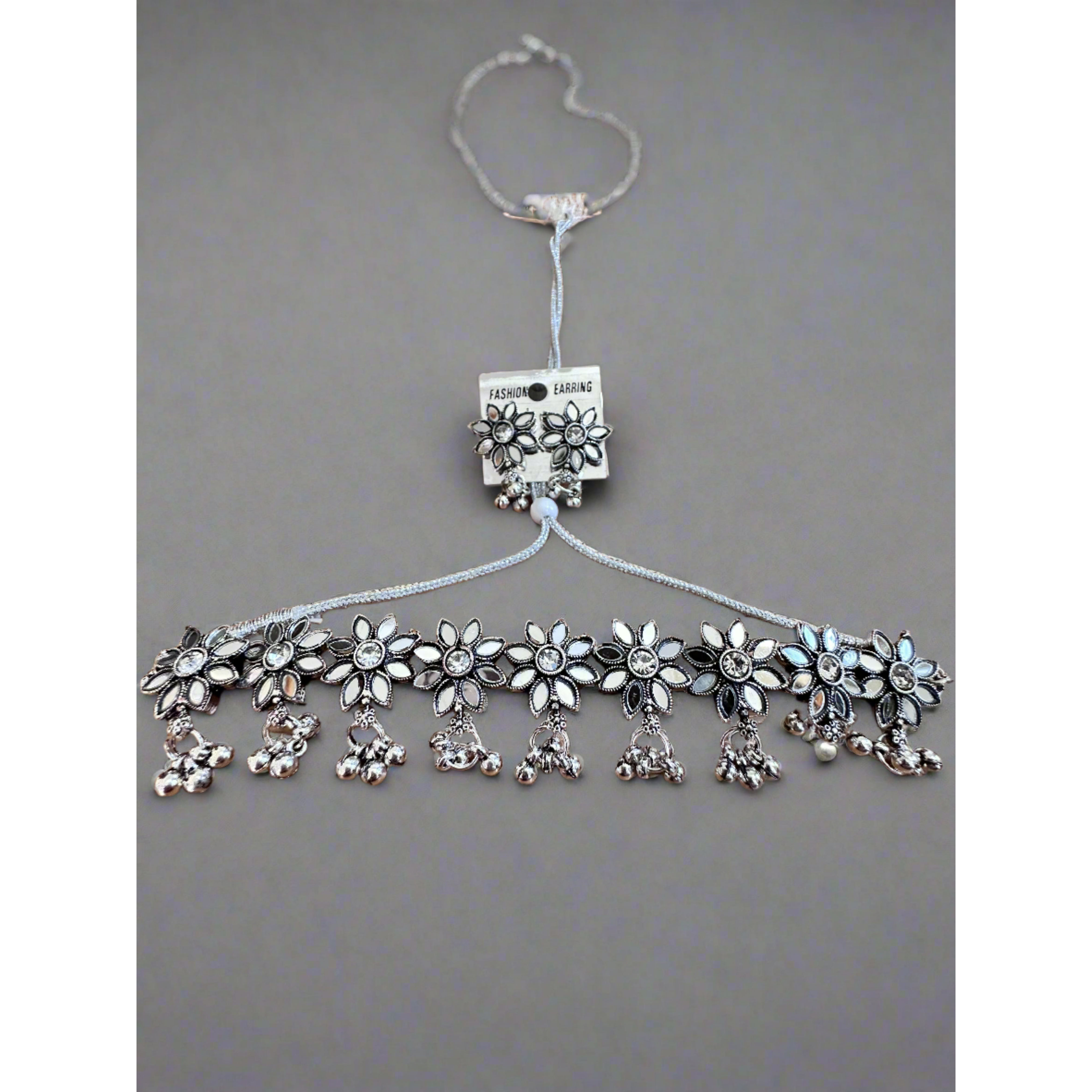 Elegant Choker Necklace Set with Matching Earrings - Perfect for Parties, Weddings & Date Nights | Women's Fashion Jewelry Gift