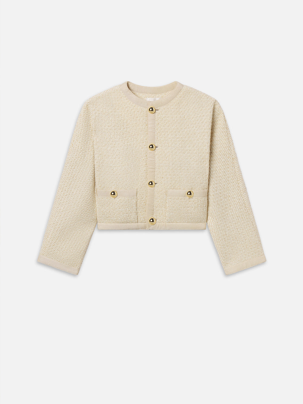 Premium Women's Lightweight Trim Jacket in Cream Multi Color - Perfect for Outdoor Adventures, Travel & Casual Wear