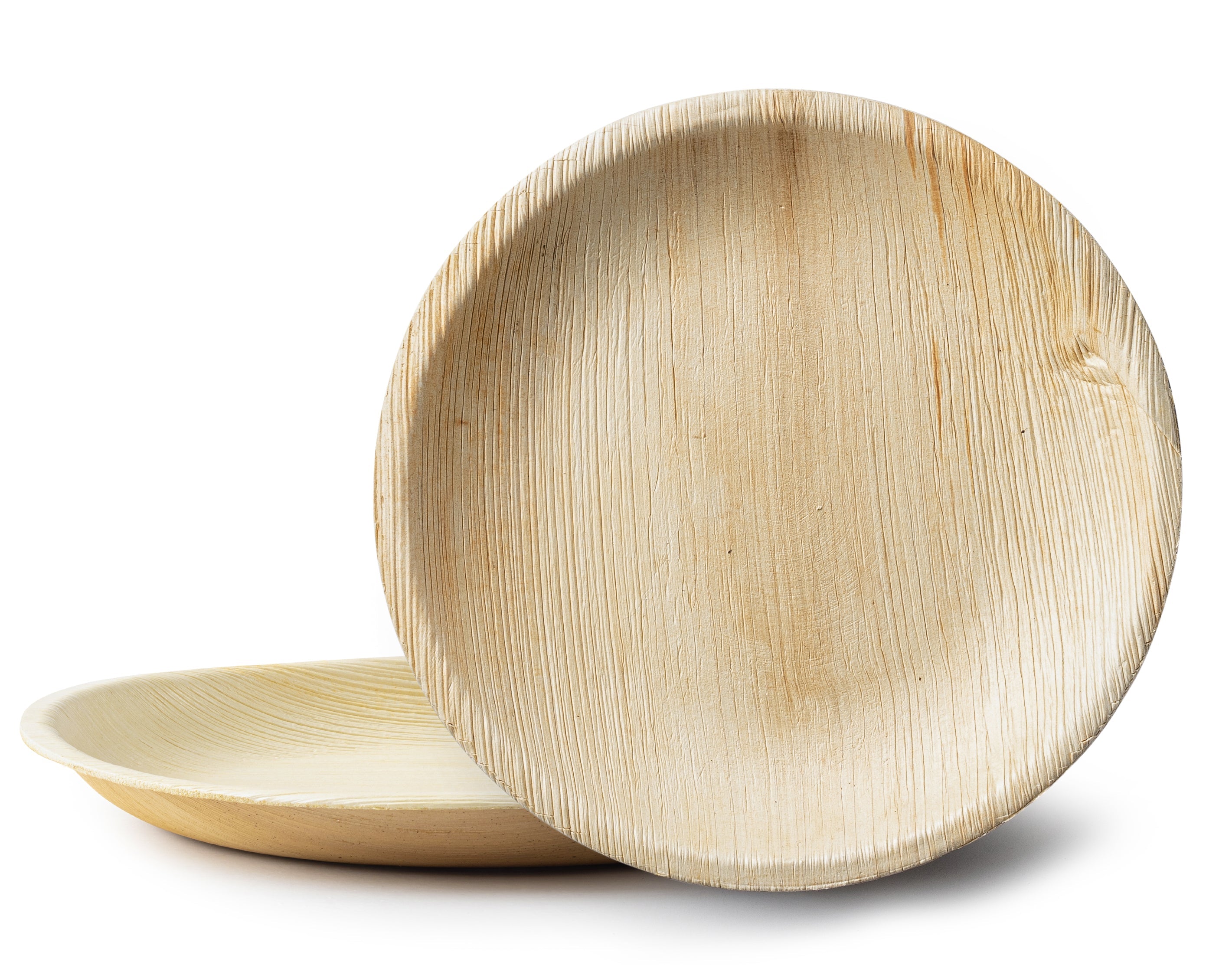 Eco-Friendly 10-Pack Compostable Palm Leaf Plates | 100% Natural Bamboo-Style Disposable Dinnerware | Perfect for Parties, Picnics & Sustainable Dining