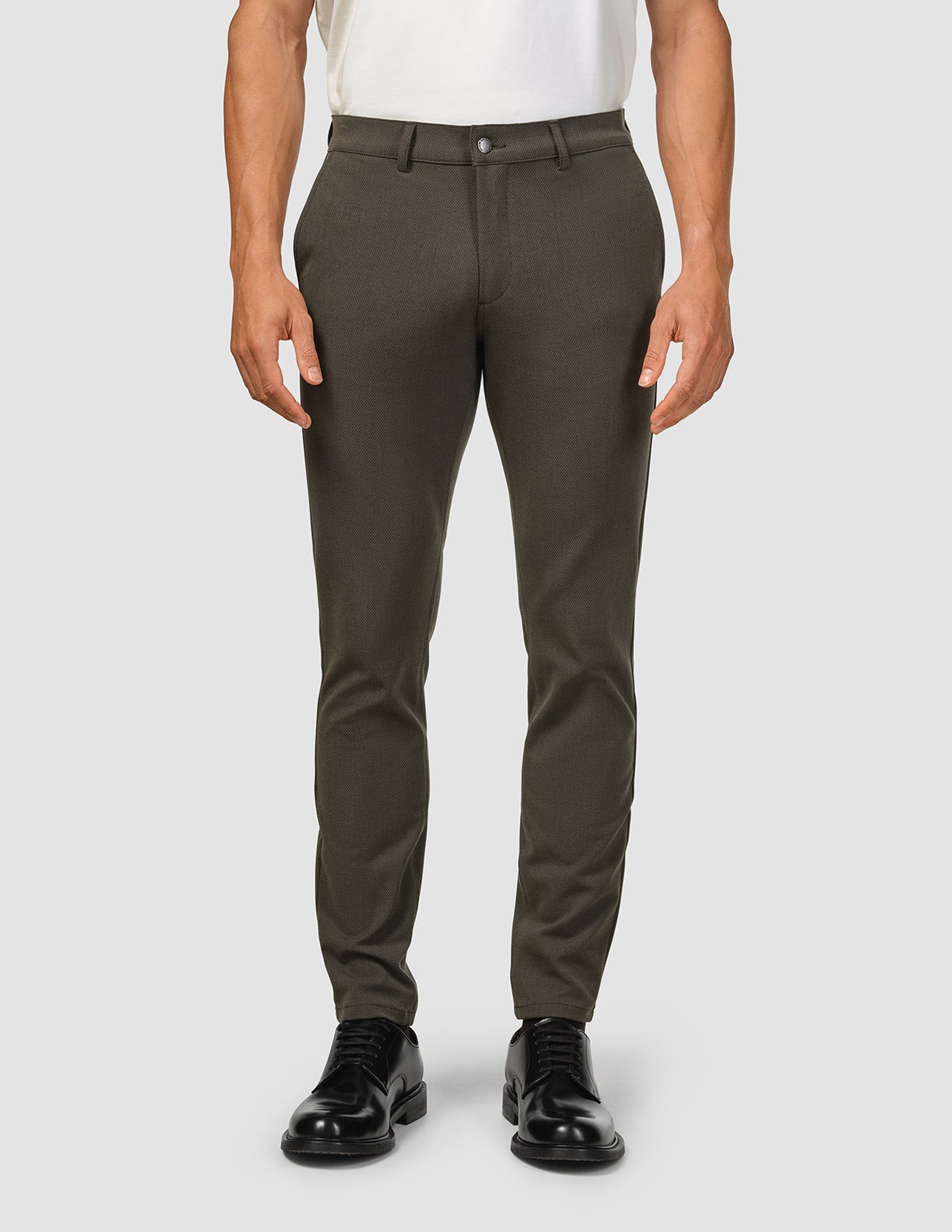 GEN2 Slim Fit Signature Green Pants for Men - Comfortable & Stylish Casual Wear for Work, Travel & Everyday Use