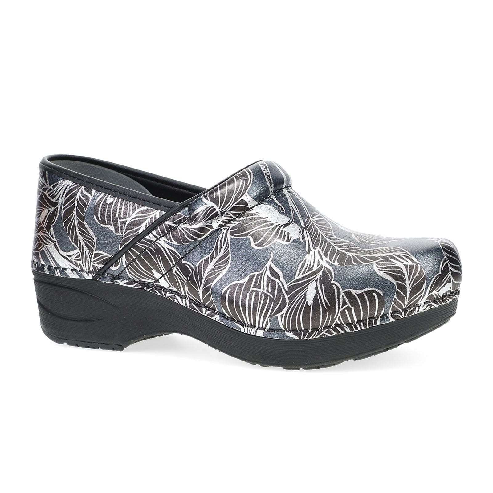 Dansko XP 2.0 Women's Professional Clogs - Calla Lily Metallic Leather Slip-Resistant Shoes for Nurses, Chefs & Healthcare Workers