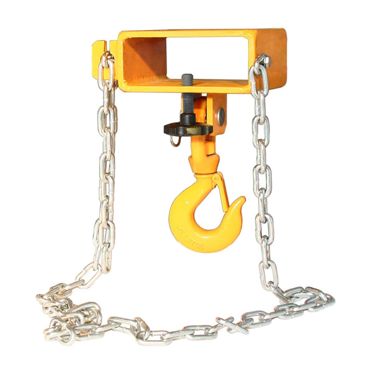 Aardwolf Fork Hook Attachment - Heavy Duty Single Fork for Tractor, Skid Steer & Loader - Perfect for Farming, Landscaping & Construction
