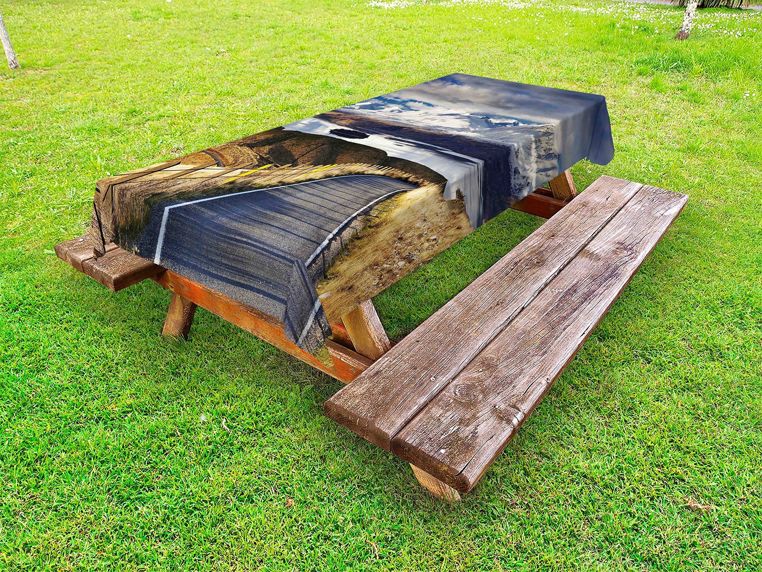 Ambesonne Waterproof Outdoor Tablecloth - 58