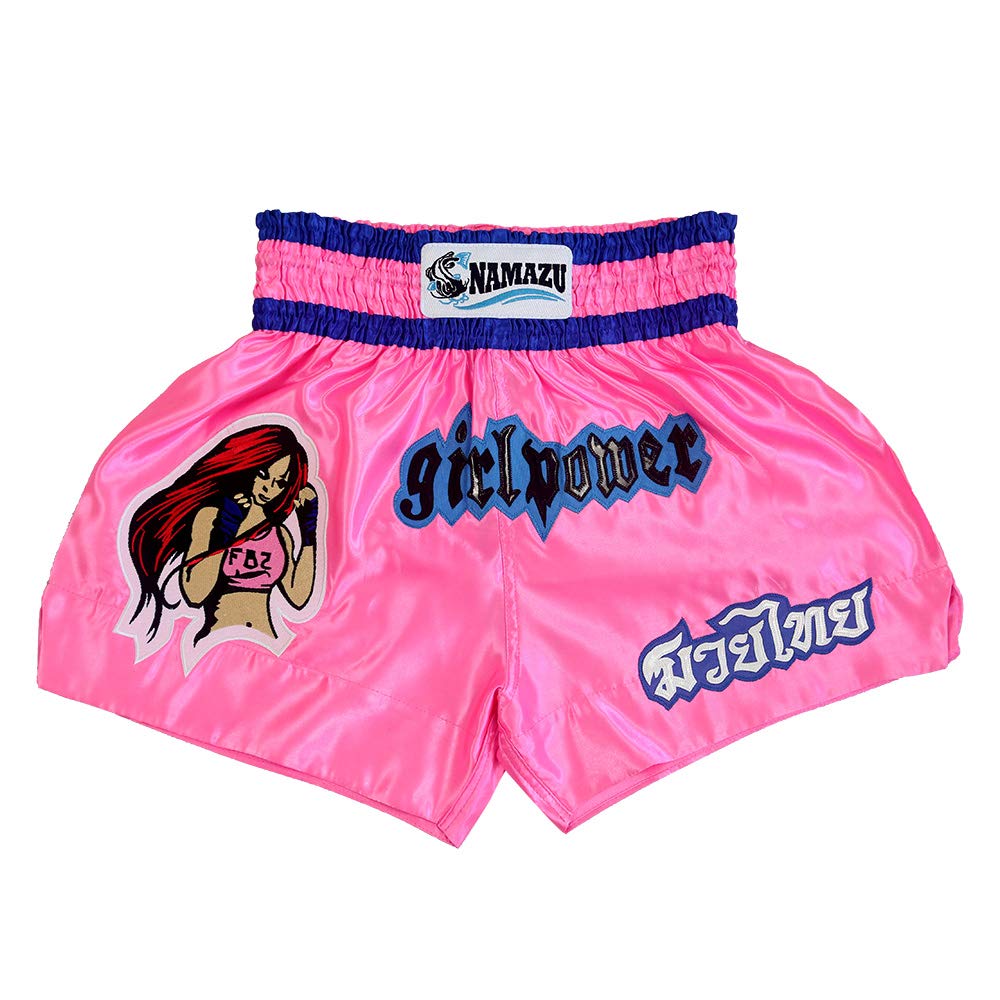 NAMAZU Premium Muay Thai Shorts for Men & Women - High Performance MMA, Boxing & Kickboxing Training Shorts | Ideal for Gym Workouts, Martial Arts & Combat Sports