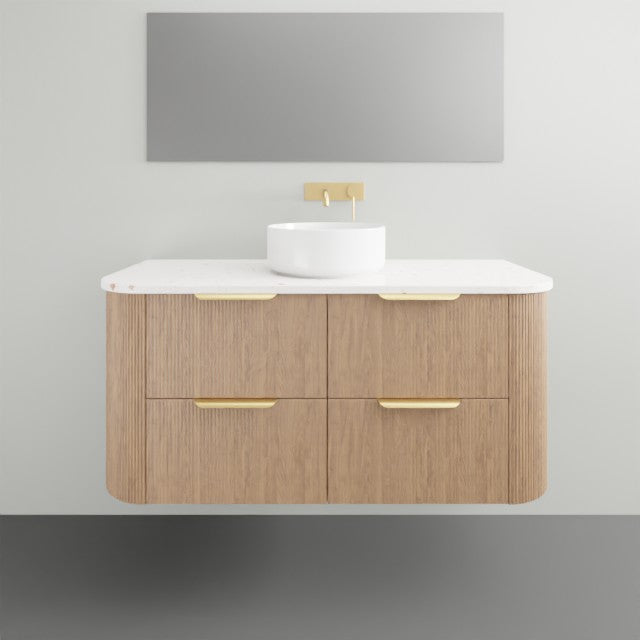 ADP Thirroul Wall Mounted Bathroom Vanity with Sink - Modern Floating Vanity for Small Bathrooms, Powder Rooms & Master Baths