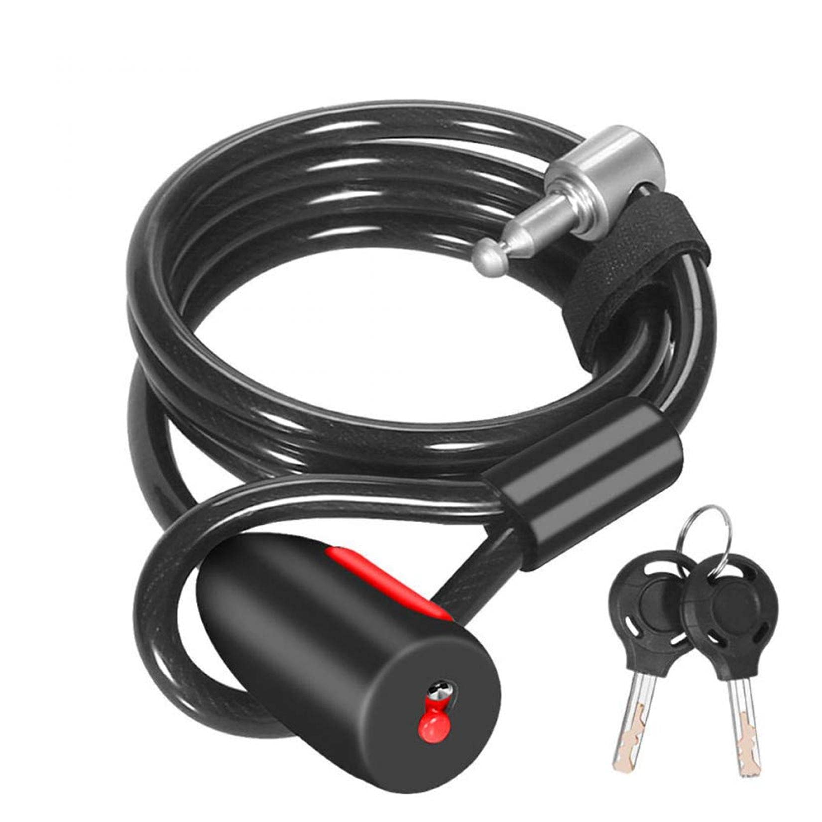 DYTWXG Heavy Duty Bicycle Chain Lock - High Security Bike Lock with 2 Keys, Anti-Theft Motorcycle Lock for Outdoor Cycling, Commuting & Parking Protection