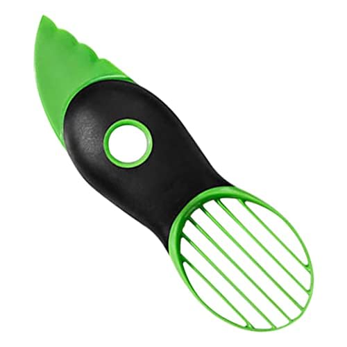 Best 3-in-1 Avocado Slicer & Cutter - Multifunctional Fruit Tool for Avocados, Mangoes, Bananas & Chiku - Non-Slip Grip Handle, Dishwasher Safe - Perfect for Salads, Smoothies & Healthy Snacks