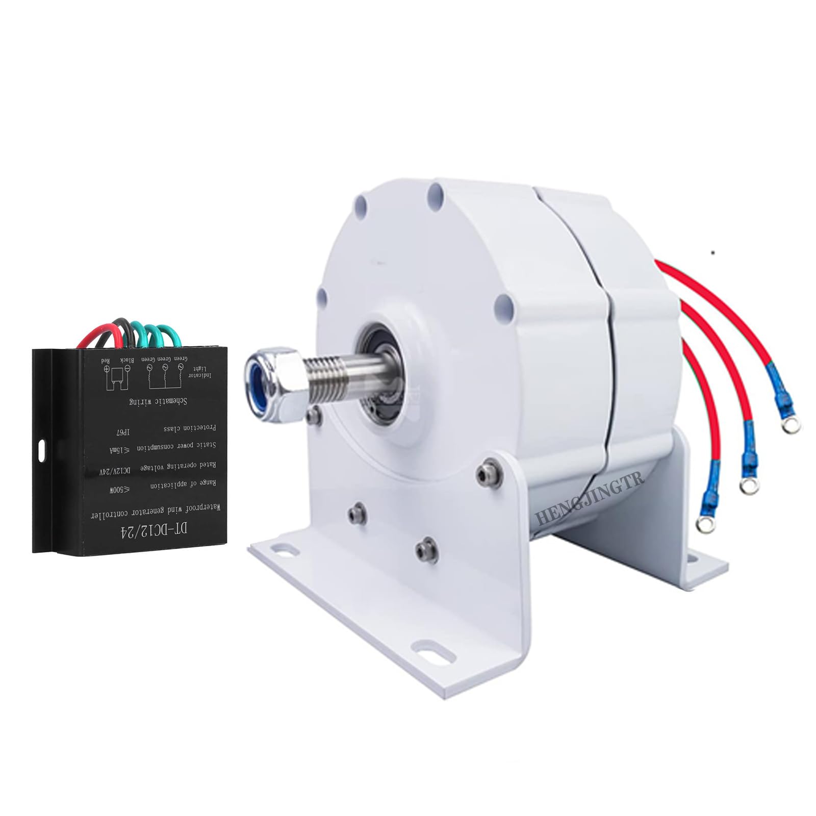 4500W Small Permanent Magnet Generator - 12V 24V 48V AC Alternator for DIY Horizontal Wind Turbine System | Perfect for Home Wind Power, Off-Grid Energy & Renewable Electricity Projects