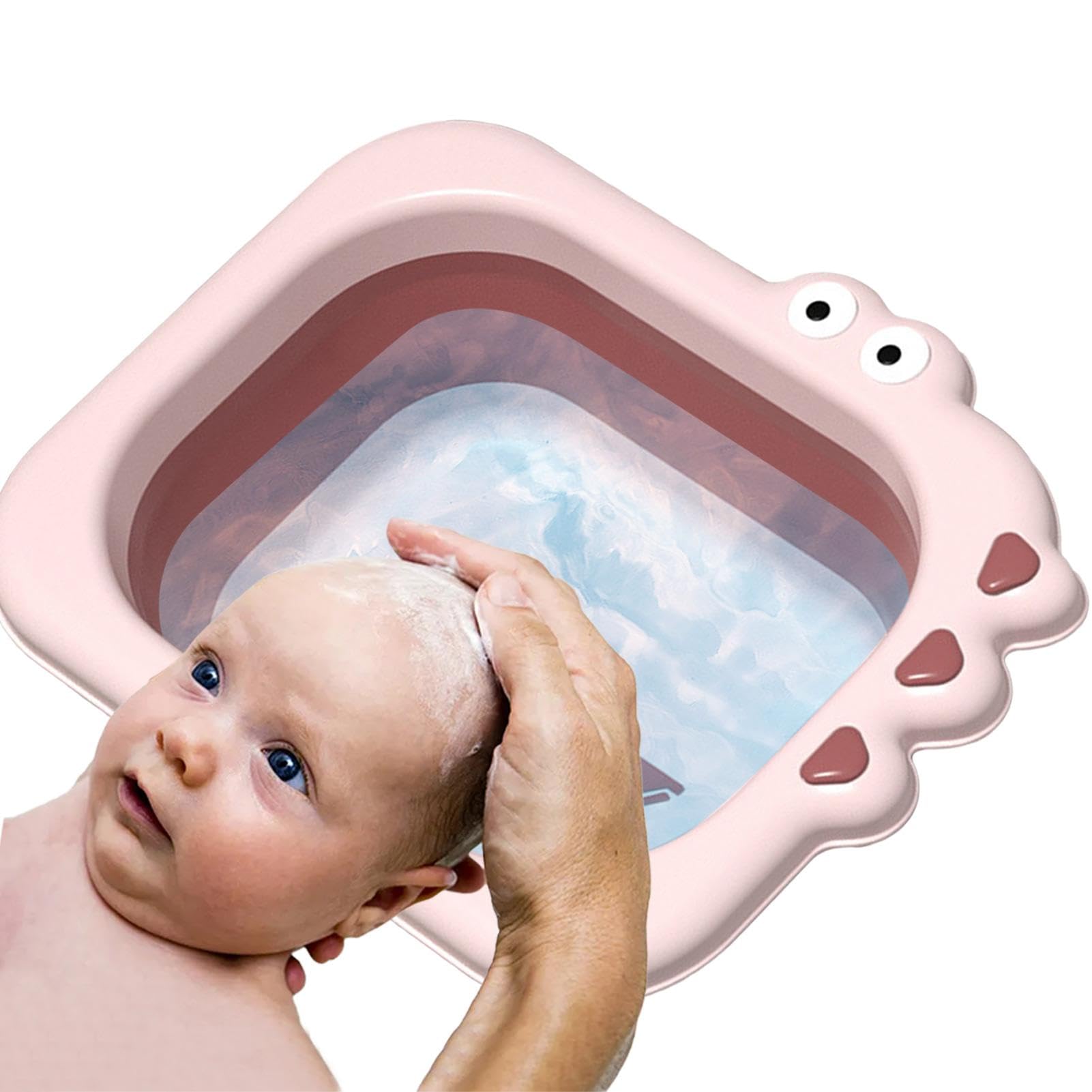 2.5L Foldable Wash Basin - Multi-Purpose Portable Sink for Face, Feet, Baby Bottles & Breast Pump Parts | Camping, Travel, Home & Outdoor Use
