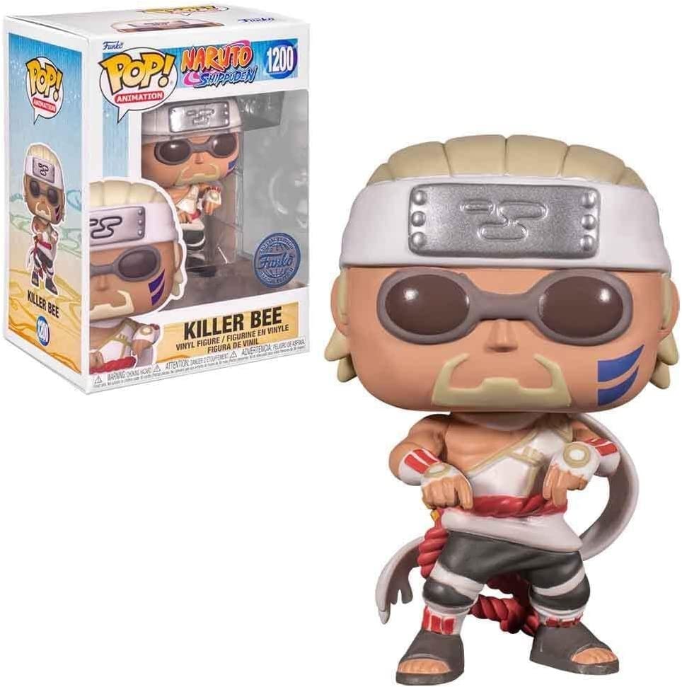 Naruto Shippuden Killer Bee EE Exclusive Funko Pop Vinyl Figure #1200 - Perfect for Anime Collectors & Gift for Naruto Fans