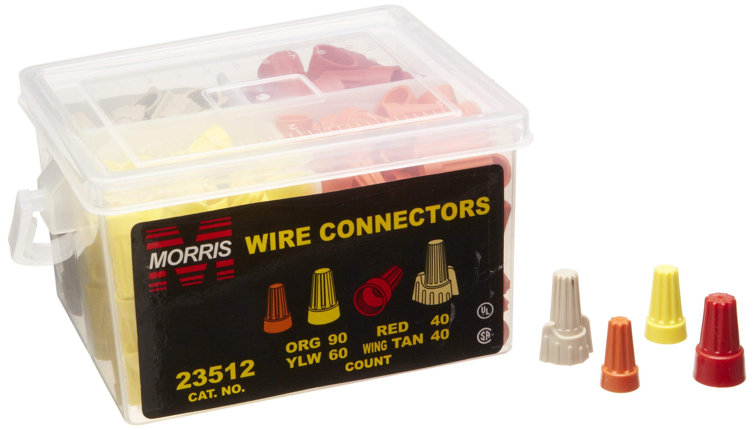 23512 Combo Handy Pack - 100pcs Wire and Wing Connectors for Electrical Wiring, DIY Projects, and Home Repairs | Quick Secure Connections for Lights, Switches, and Outlets