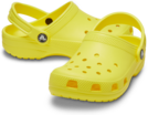 Crocs Classic Clog Youth Shoes - Comfortable & Lightweight Yellow Slip-Ons for Kids | Perfect for School, Play & Outdoor Activities