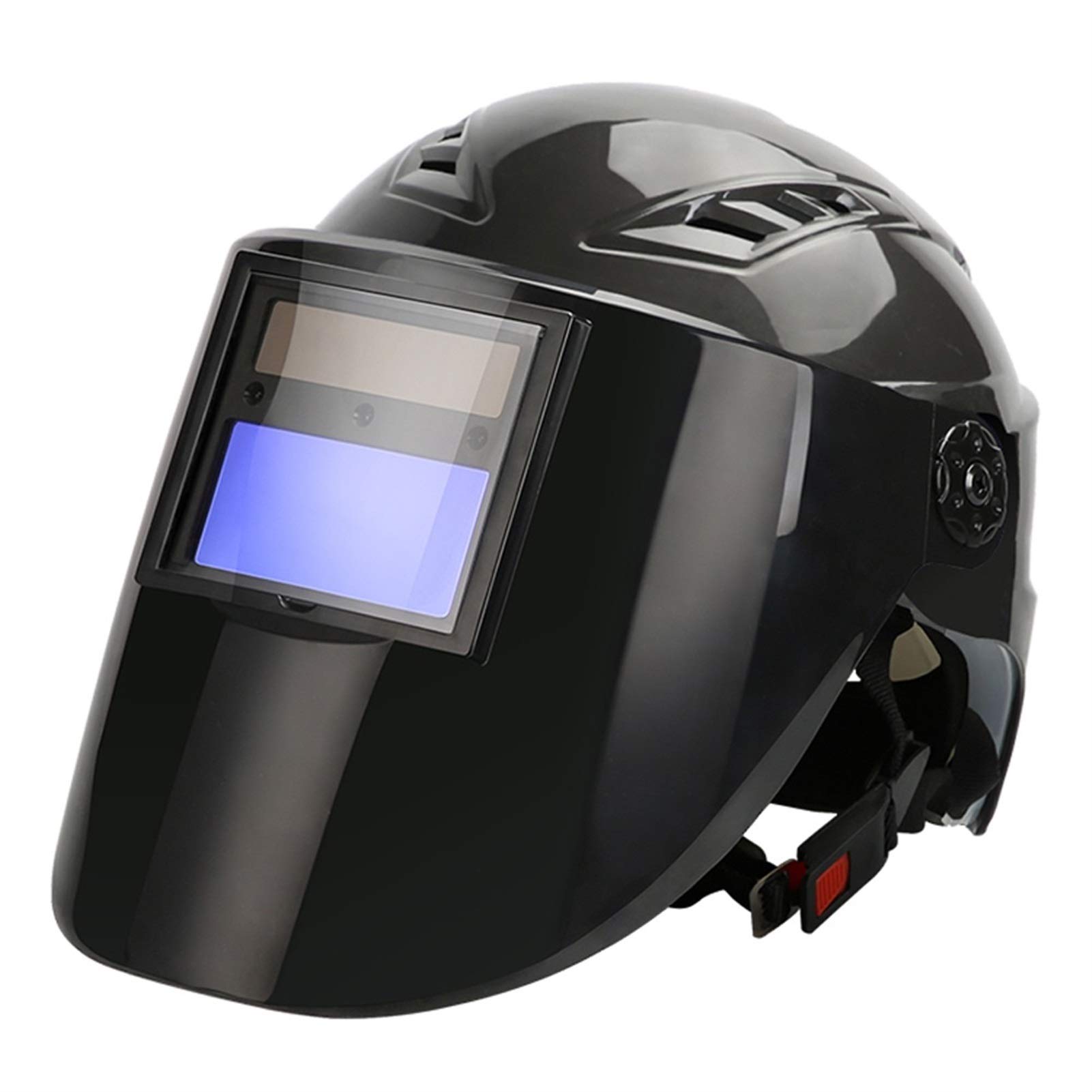 XYJNN Auto Darkening Welding Helmet with Gloves - Foldable Welding Mask for Safety Protection | Adjustable Shade Lens for Arc, MIG, TIG Welding | Ideal for DIY, Construction & Metal Fabrication