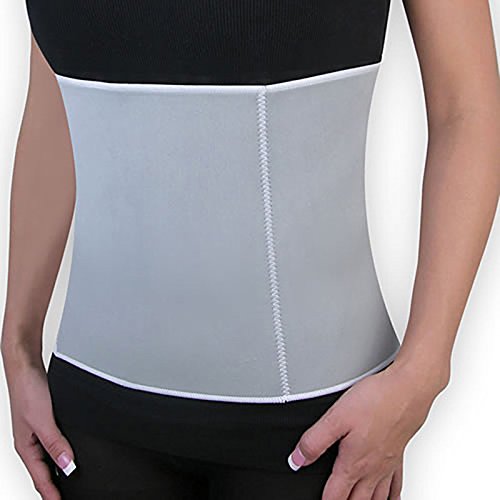 Premium Adjustable Slimming Belt with 5 Zippers - Waist Trainer for Weight Loss & Toning - Sauna & Workout Belt for Men & Women - Perfect for Gym, Running & Postpartum Recovery