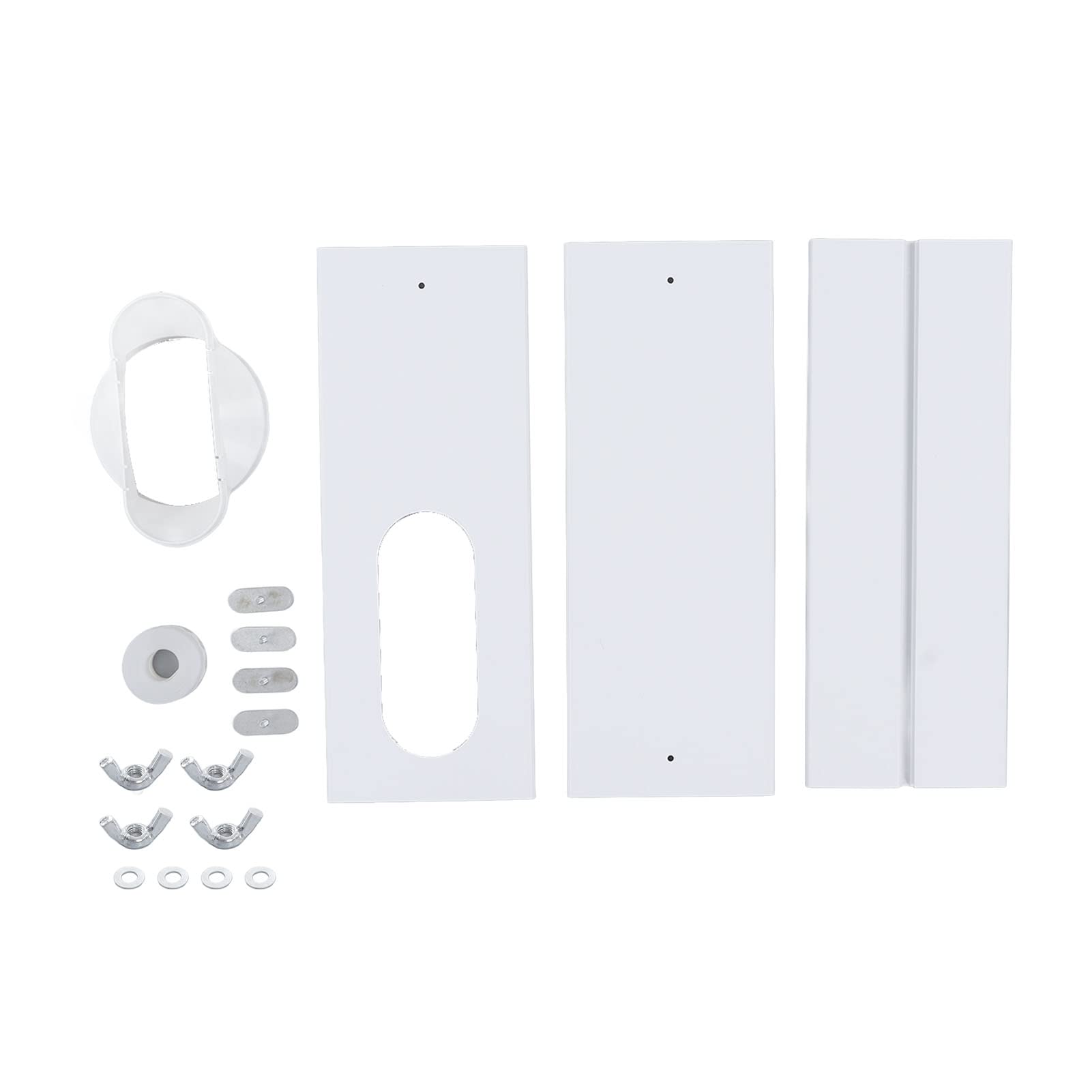 Universal Portable Air Conditioner Window Kit - Adjustable AC Vent Panel for Sliding Windows | Perfect for Home, Office & RV Cooling | Easy Installation & Weatherproof Seal