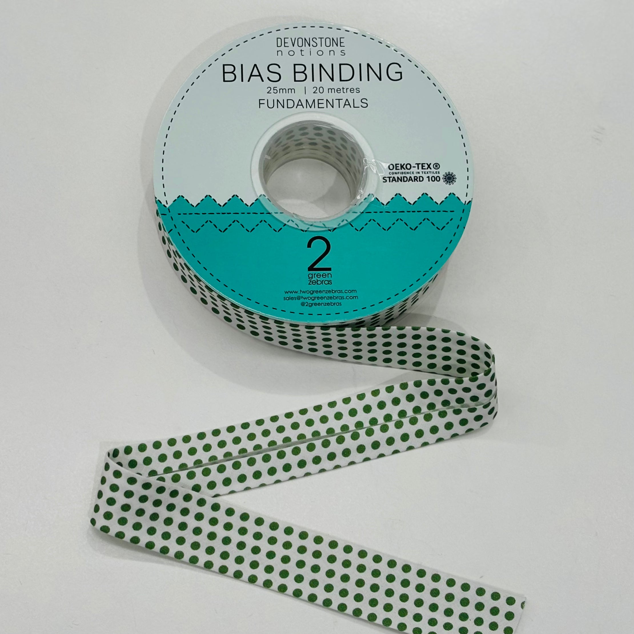 Premium 25mm (1 Inch) Crocodile Spot Bias Binding Tape - DVBB2960 - Perfect for Sewing, Quilting, and DIY Craft Projects
