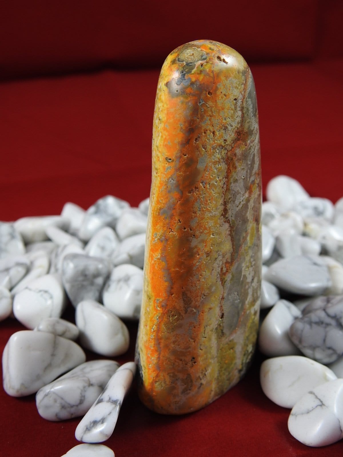 Natural Bumblebee Jasper Free Form Stone - Healing Crystal for Meditation, Yoga & Home Decor | Unique Handcrafted Gemstone for Spiritual Energy & Positive Vibes