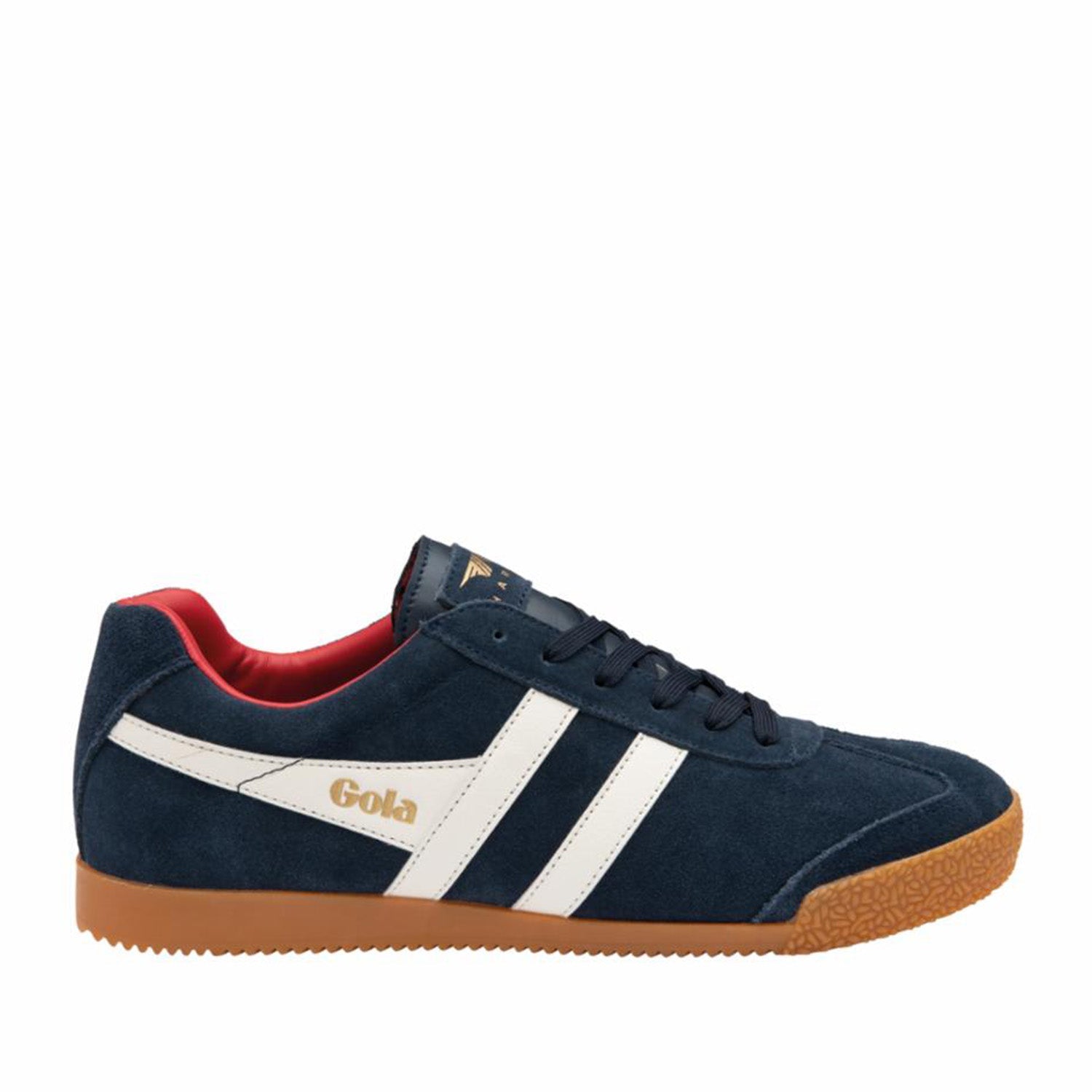 Gola Men's Harrier Blue Sneakers - Lightweight Running Shoes for Men | Casual Walking & Gym Workouts | Comfortable Athletic Footwear for Everyday Wear