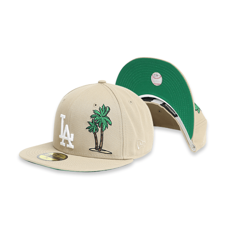 Los Angeles Dodgers 50th Anniversary Brown 59FIFTY Fitted Baseball Cap for Men - Perfect for Game Day, Sports Events & Fan Collections