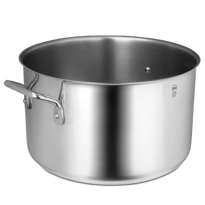 Sitram HORECA R Half Stock Pot - 12 Quart Stainless Steel Cooking Pot for Professional & Home Kitchens - Perfect for Soups, Stews, Pasta & Large Batch Cooking