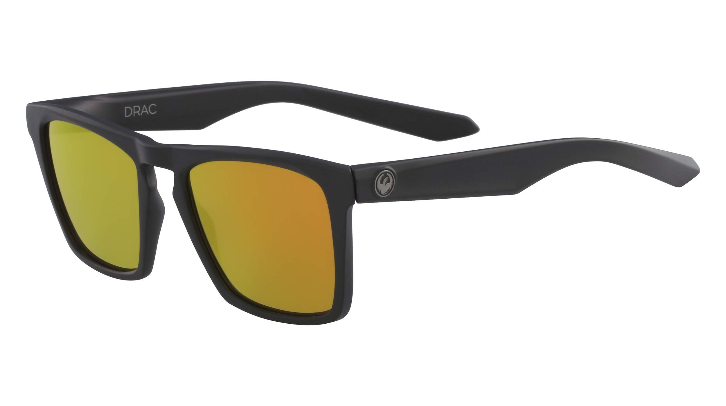 Dragon Men's Drac Rectangular Sunglasses - UV Protection Polarized Aviator Style Shades for Driving, Outdoor Sports & Fashion