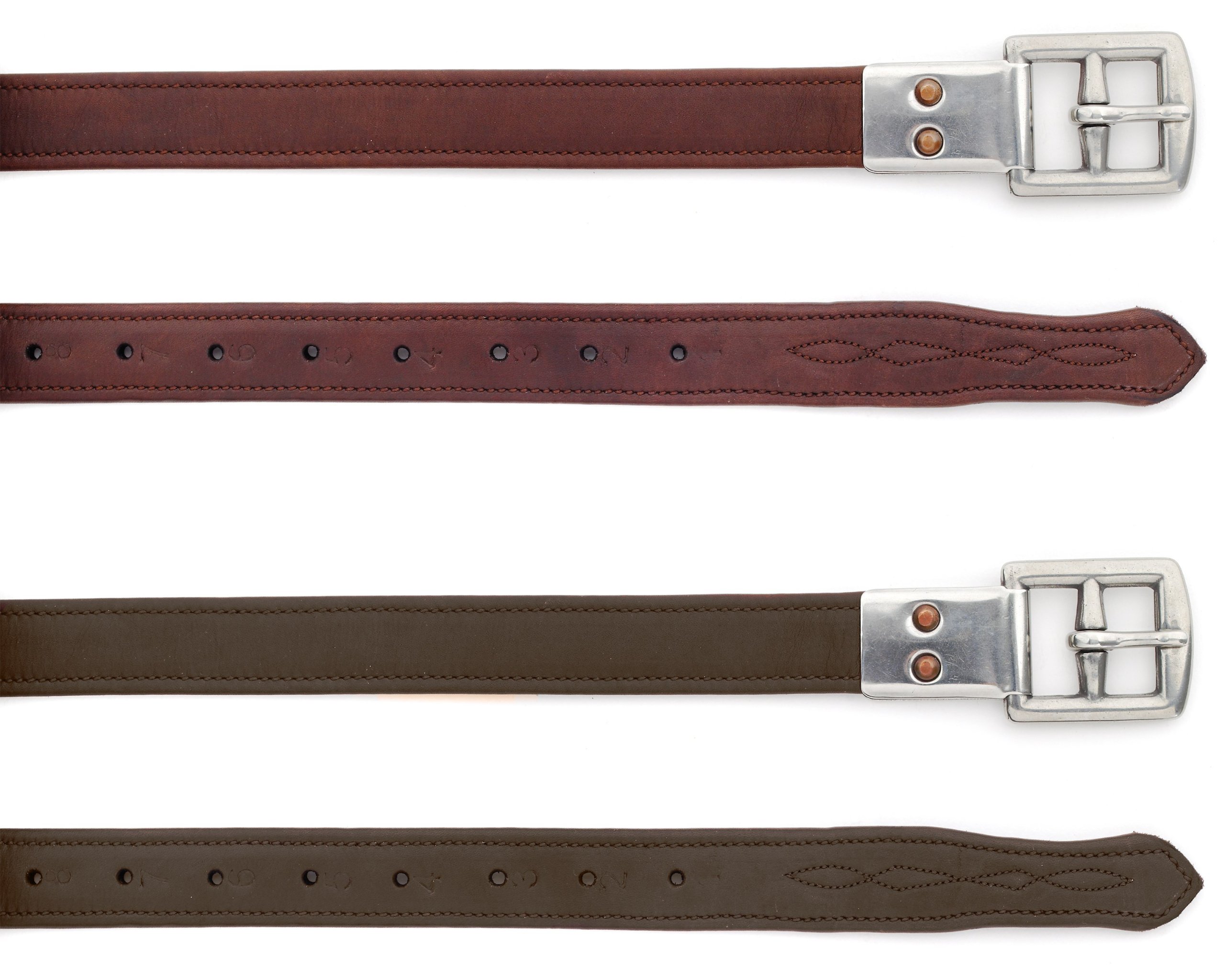 Ovation Covered Clasp End Leather Straps - Dark Brown Genuine Leather Watch Bands for Men & Women | Perfect for Dress Watches, Business Attire & Formal Occasions